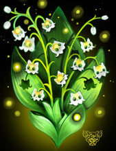 画像をギャラリービューアに読み込む, Lily of the Valley Folklore Card