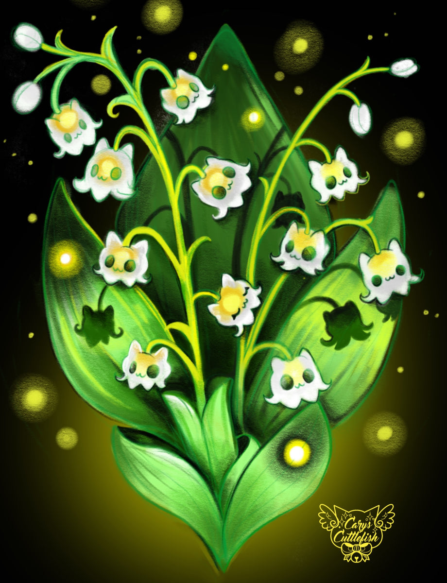 flower language lily of the valley Lily of the Valley Folklore Card – Carys Cuttlefish