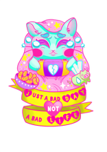 Cargar imagen en el visor de la galería, Just a bad day glitter sticker