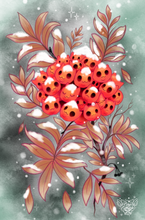 Load image into Gallery viewer, Rowan Berry Folklore Card