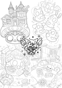 Creature Comforts Colouring Book