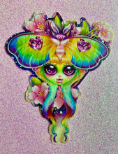 Load image into Gallery viewer, Rainbow Lunar Moth Sticker