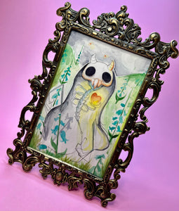 "He Was" Framed Watercolour Painting