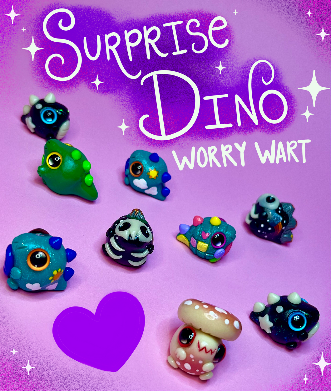 Surprise Dino Worry Wart (Pre-Order)