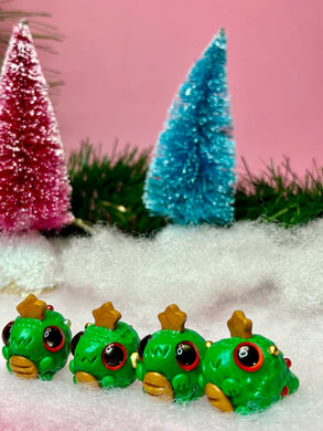 Christmas Tree Dino Worry Wart