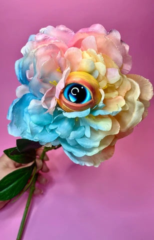Pastel Rainbow Eye Flower