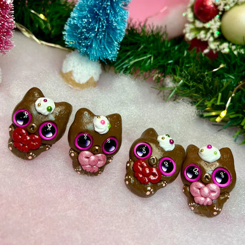 Kitty Gingerbread Cookie Worry Wart