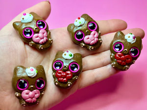 Kitty Gingerbread Cookie Worry Wart