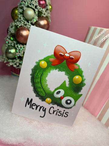 Merry Crisis Card - Set of 3