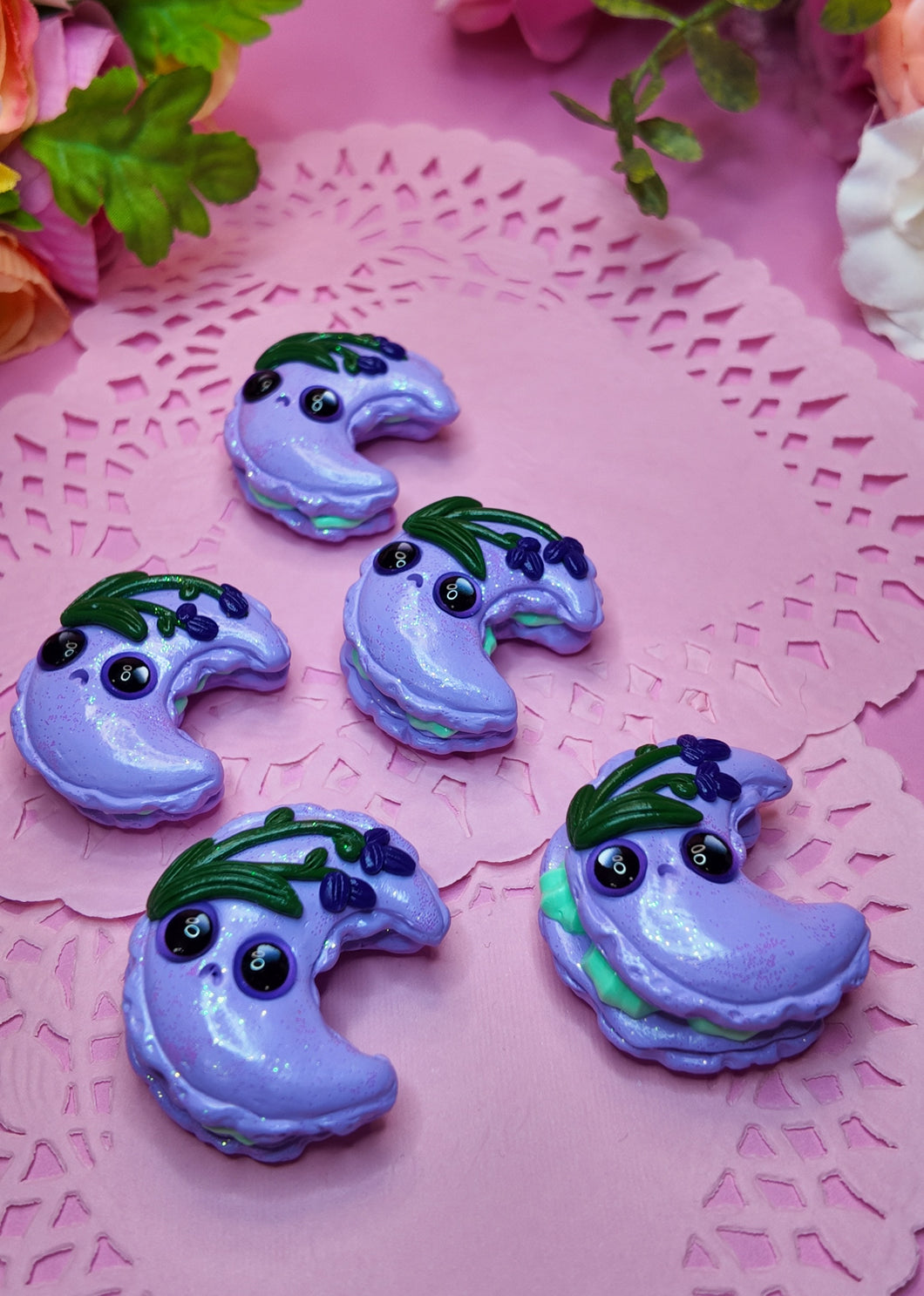 Lavender Moon Macaron Worry Wart