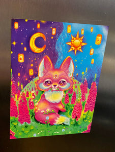 Fox in the Flowers Magnet