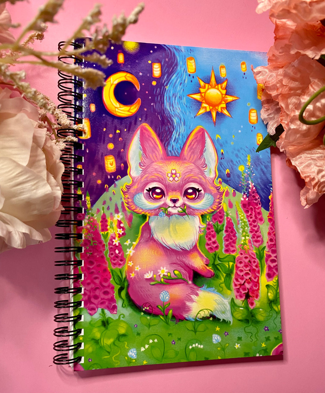 Fox in the flowers journal